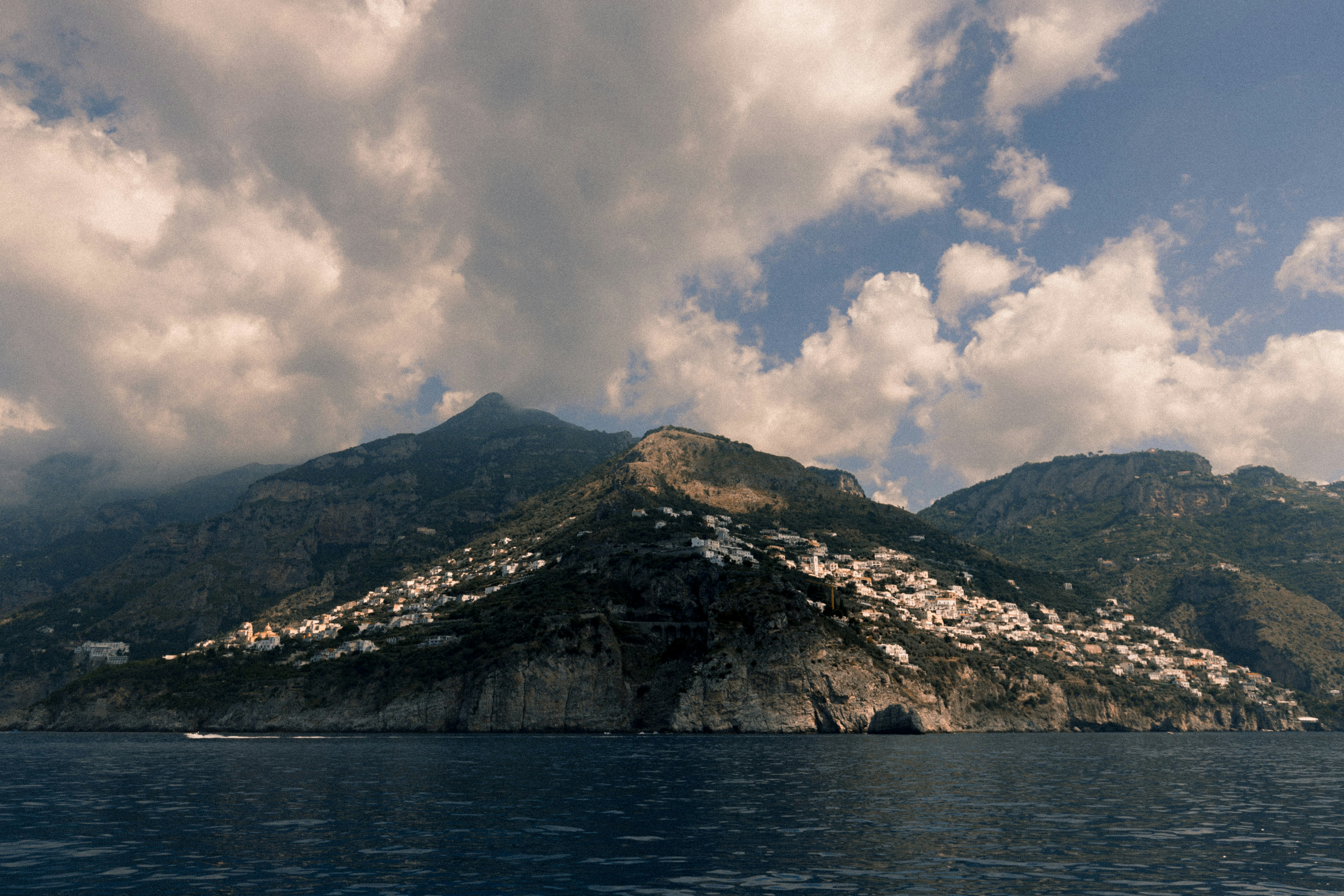 island mountains during day